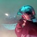 Manifestation des sapeurs pompiers contre leurs conditions de depart a la retraite et la perte de leur prime de risque. thumbnail