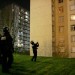 4EME NUIT A VILLIERS-LE-BEL. LA POLICE EFFECTUE DES PATROUILLES DE SURVEILLANCE DANS LA CITE. thumbnail