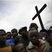 RENCONTRE ENTRE LE CHEF DES REBELLES, LE GENERAL LAURENT NKUNDA, ET L'ANCIEN PRESIDENT NIGERIAN OBASANJO DANS LE DIOCESE DE JOMBA, REGION DE RUTSHURU AU NORD-KIVU. thumbnail
