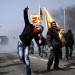MANIFESTATION LORS DU CONTRE-SOMMET DE L'OTAN A STRASBOURG. thumbnail