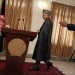 CONFERENCE DE PRESSE DU PRESIDENT AMID KARZAI, SUITE A L'ANNONCE DE SA REELECTION. thumbnail