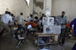 1ER TOUR DES ELECTIONS A PORT-AU-PRINCE, HAITI. thumbnail