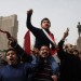 3EME JOUR DE MANIFESTATION AU CAIRE CONTRE LA DICTATURE DU PRESIDENT MOUBARAK. thumbnail