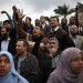 4EME JOURNEE DE MOBILISATION AU CAIRE CONTRE LE PRESIDENT HOSNI MOUBARAK, AU POUVOIR DEPUIS 30 ANS. thumbnail