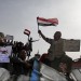 AFFRONTEMENTS ENTRE LES PARTISANTS DU PRESIDENT EGYPTIEN MOUBARAK ET LES MANIFESTANTS QUI OCCUPAIENT LA PLACE TAHRIR. thumbnail