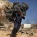 BATTLE IN LIBYA BETWEEN REBELS AND PRO KADHAFI, ON THE FRONT LINE. thumbnail