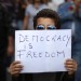 MANIFESTATION A TUNIS POUR LA LAICITE EN TUNISIE. thumbnail