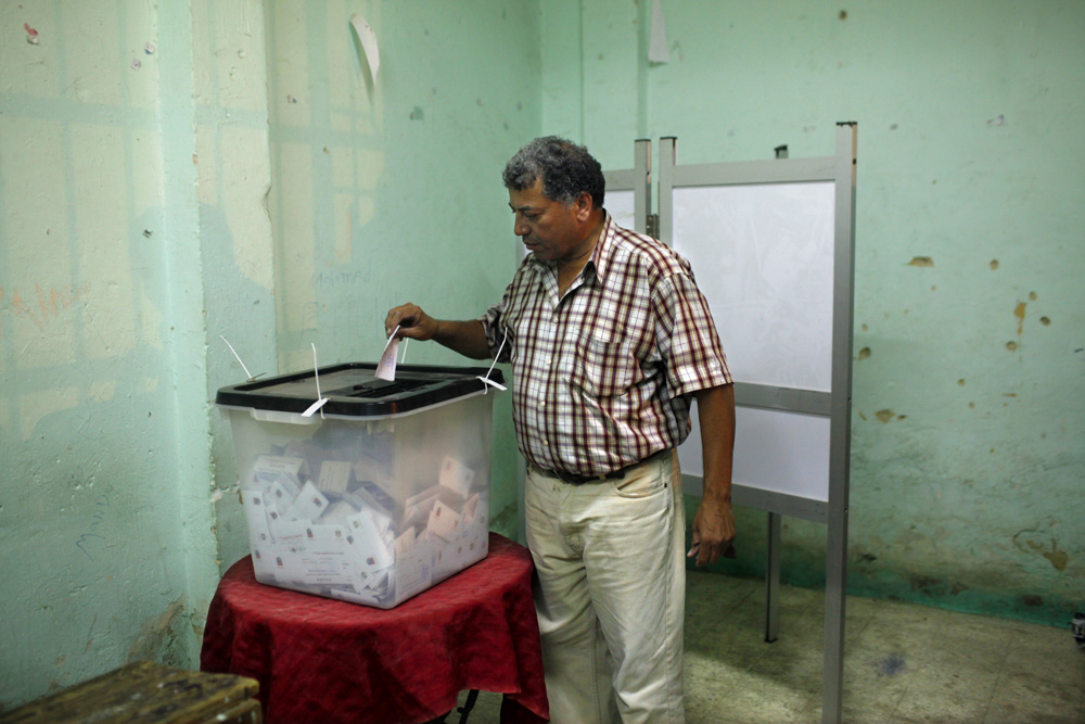 VOTE AUX ELECTIONS PRESIDENTIELLES EN EGYPTE.