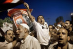 RASSEMBLEMENT SUR LA PLACE TAHRIR POUR DENONCER LE COUP INSTITUTIONNEL DES MILITAIRES AU POUVOIR. thumbnail