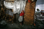 CAMPS DE REFUGIES DE KIBATI, A LA SORTIE DE GOMA, DANS LA REGION NORD-KIVU DE LA REPUBLIQUE DEMOCRATIQUE DU CONGO. thumbnail