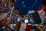 MEETING PRESIDENTIEL D'EMMANUEL MACRON, A PARIS BERCY. thumbnail