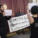 MANIFESTATION DEVANT L'AMBASSADE DE TUNISIE A PARIS POUR DENONCER L'ARRESTATION DU BLOGUEUR AZYZ AMAMI. thumbnail