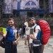 LE PELERINAGE DE SAINT-JACQUES-DE-COMPOSTELLE, SUR LE CAMINO FRANCES EN ESPAGNE. thumbnail