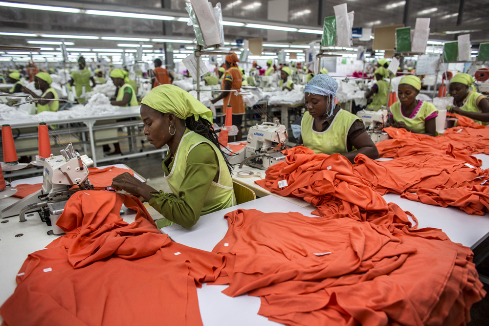 LE PARC INDUSTRIEL DE CARACOL, DANS LA REGION NORD-EST D'HAITI.