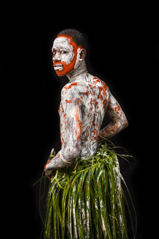 PORTRAITS DE COSTUMES LORS DU CARNAVALE DE JACMEL, HAITI 2016.