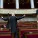 SANDRINE LE FEUR, DEPUTE EN MARCHE DU FINISTERE, ENTRE A L'ASSEMBLEE NATIONALE. thumbnail