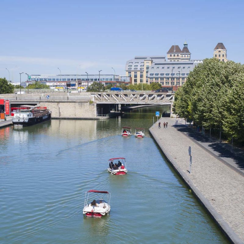 CANAL DE L'OURCQ, ETE 2019.