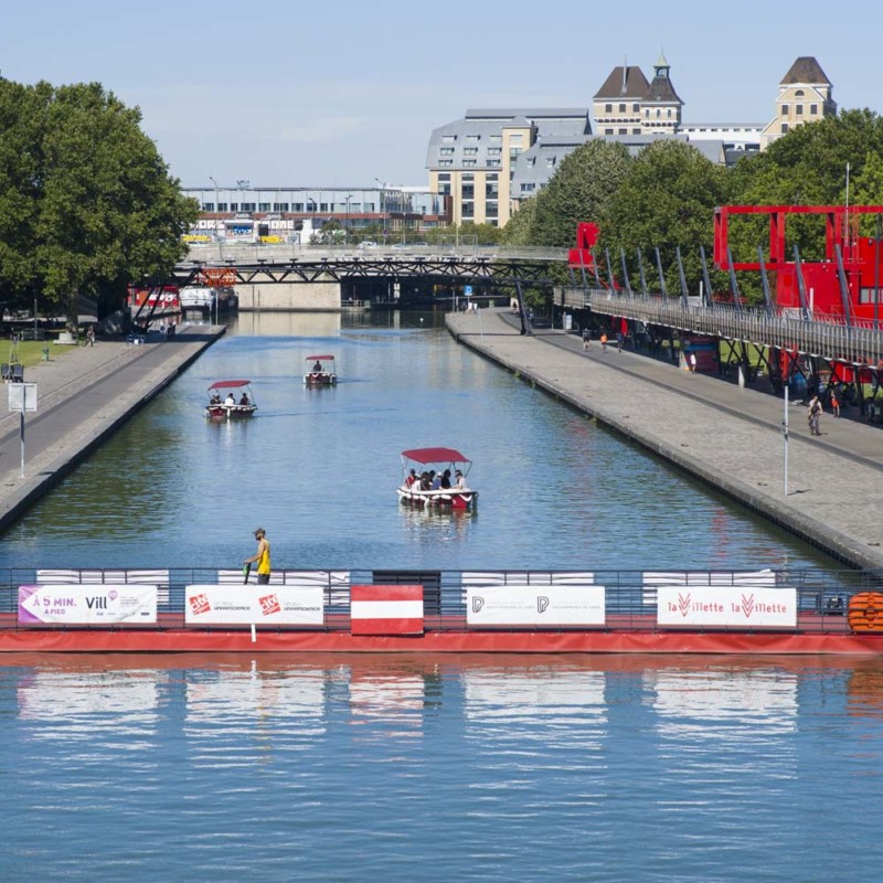 CANAL DE L'OURCQ, ETE 2019.