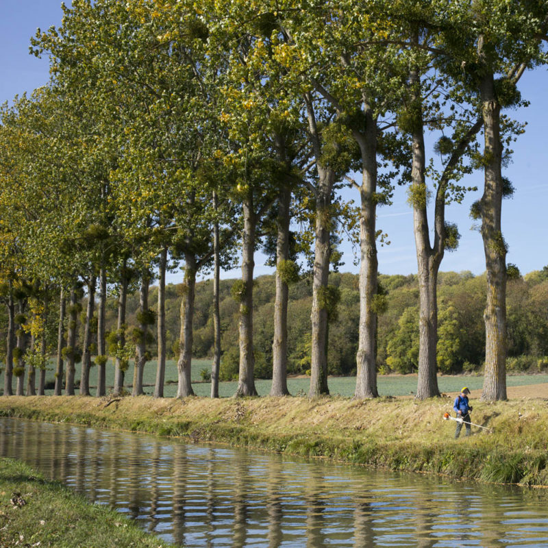 CANAL DE L'OURCQ, SEINE-ET-MARNE.