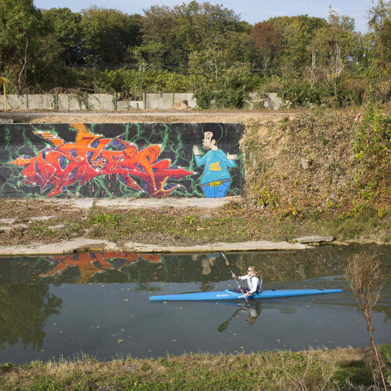 CANAL DE L'OURCQ, SEINE-SAINT-DENIS.