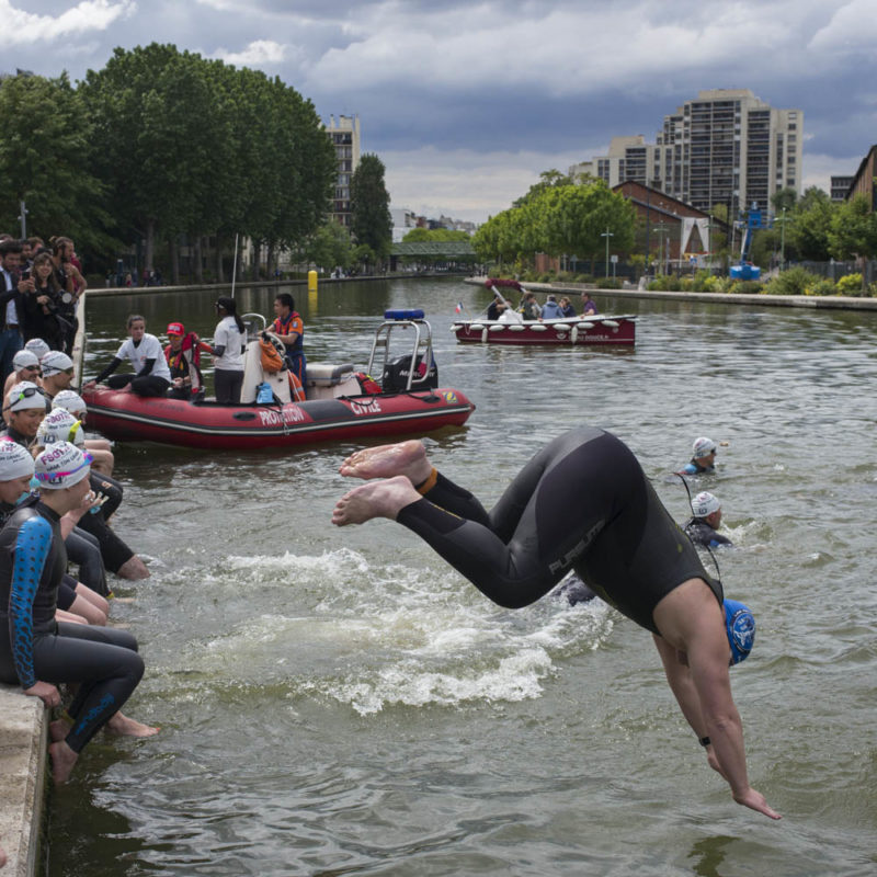 2EME EDITION DE NAGE TON CANAL, A PANTIN.