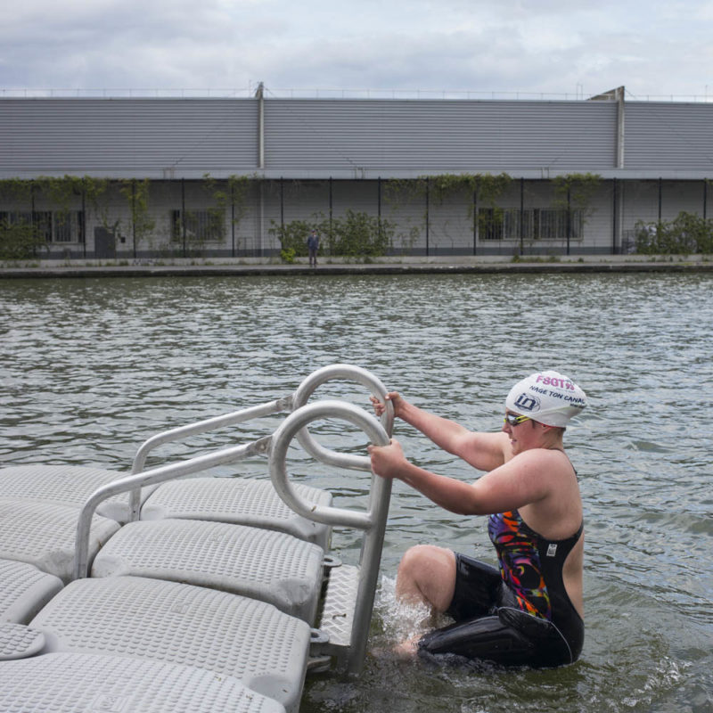 2EME EDITION DE NAGE TON CANAL, A PANTIN.