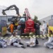 ACTION DE BLOCAGE DU CHANTIER DU GRAND PARIS PAR LE COLLECTIF POUR LES TERRES DE GONESSE. thumbnail
