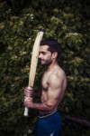 PORTRAIT DU CHAMPION DE CRICKET , DAWOOD AHMADZAI. thumbnail