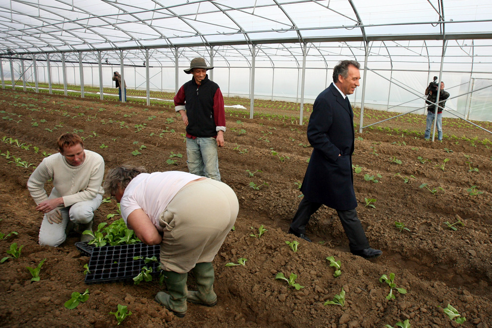 Deplacement de Francois Bayrou