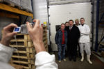 deplacement de Francois Bayrou dans le Finistere (Bretagne). thumbnail