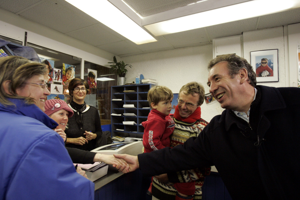 deplacement de Francois Bayrou en Savoie