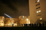 4EME NUIT A VILLIERS-LE-BEL. LA POLICE EFFECTUE DES PATROUILLES DE SURVEILLANCE DANS LA CITE. thumbnail