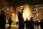 4EME NUIT A VILLIERS-LE-BEL. LA POLICE EFFECTUE DES PATROUILLES DE SURVEILLANCE DANS LA CITE. thumbnail