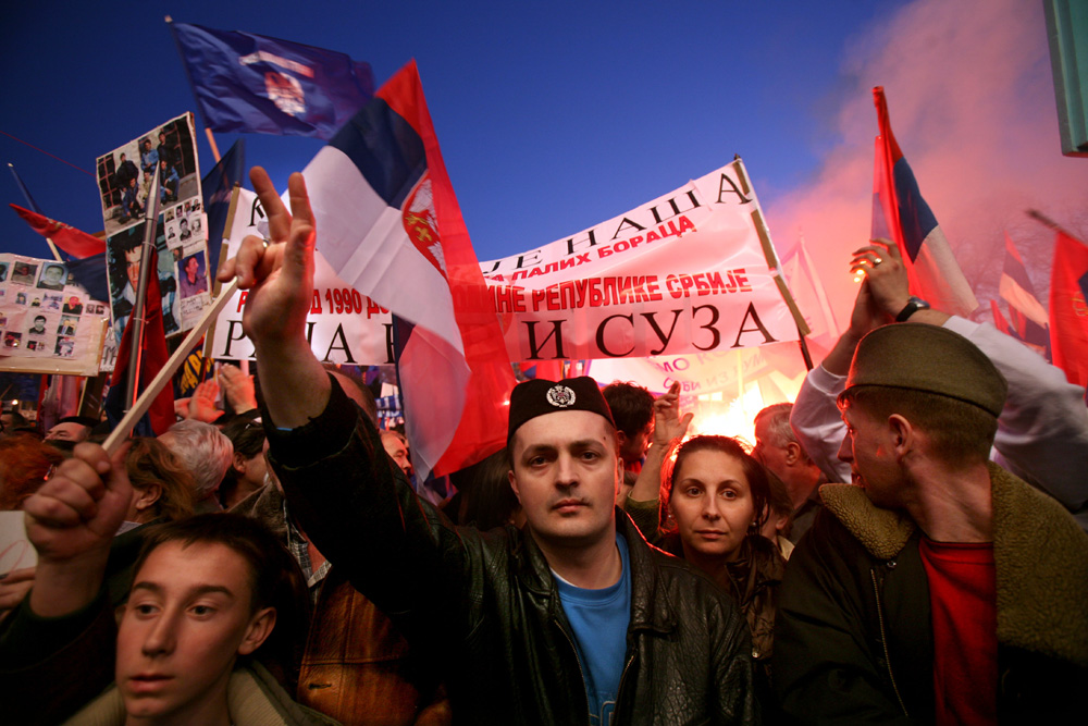 INDEPENDANCE DU KOSOVO. BELGRADE