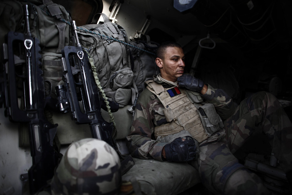 PATROUILLE DU 1ER REC-4EME ESCADRON (ERI)- DE LA LEGION ETRANGERE DANS LA REGION DE DEH SABZ (NORD DE KABOUL)