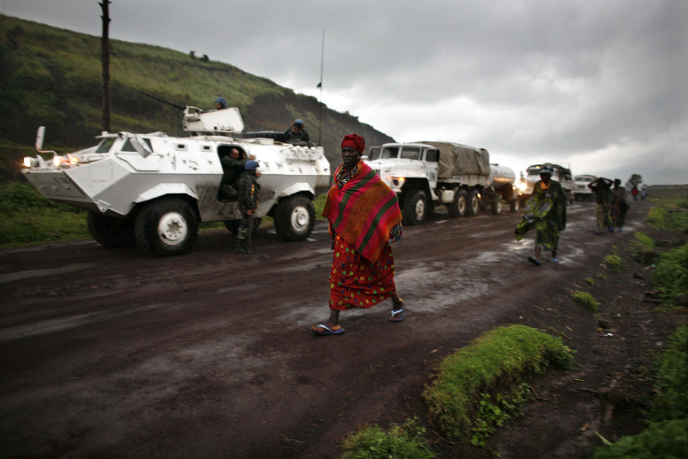 CAMPS DE REFUGIES DE KIBATI, PRES DE GOMA, DANS LA REGION NORD-KIVU DE LA REPUBLIQUE DEMOCRATIQUE DU CONGO..