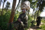 LES TROUPES DE L'ARMEE GOUVERNEMENTALE DU CONGO, REORGANISENT LEURS POSITIONS DANS LA REGION NORD-KIVU. thumbnail