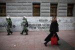 MANIFESTATION DES ETUDIANTS A ATHENES. thumbnail