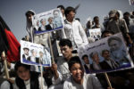 MEETING PRESIDENTIEL, AU STADIUM DE KABOUL, DU PRESIDENT SORTANT, HAMID KARZAI. thumbnail