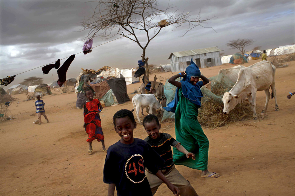 CAMP DE REFUGIES DE DADAAB, A L'EST DU KENYA.