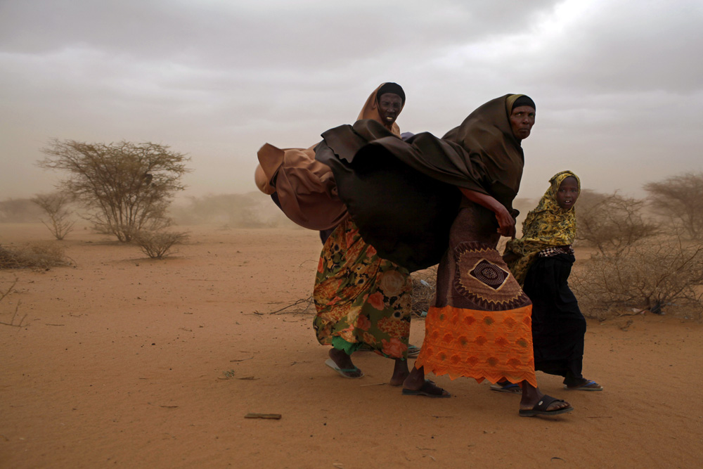 CAMP DE REFUGIES DE DADAAB, A L'EST DU KENYA.