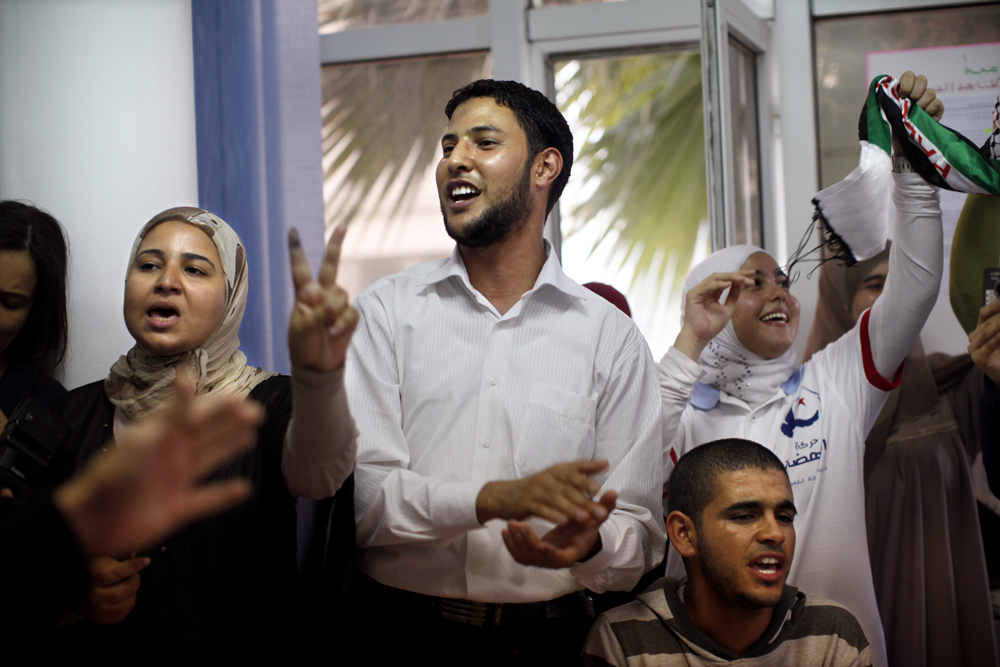 VICTOIRE DU PARTI ISLAMISTE TUNISIEN ENNHADHA AUX ELECTIONS POUR L'ASSEMBLEE CONSTITUANTE.