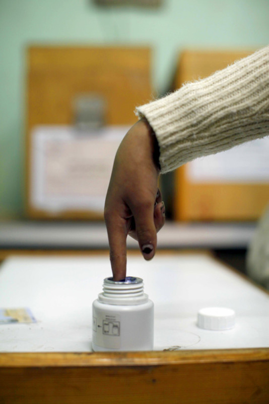 FIRST FREE ELECTIONS IN EGYPT.