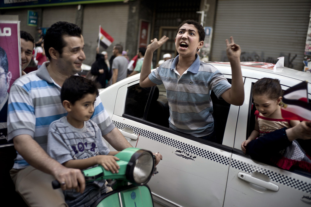 ELECTION DU CANDIDAT DES FRERES MUSULMANS, MOHAMED MORSI, A LA PRESIDENTIELLE EGYPTIENNE.