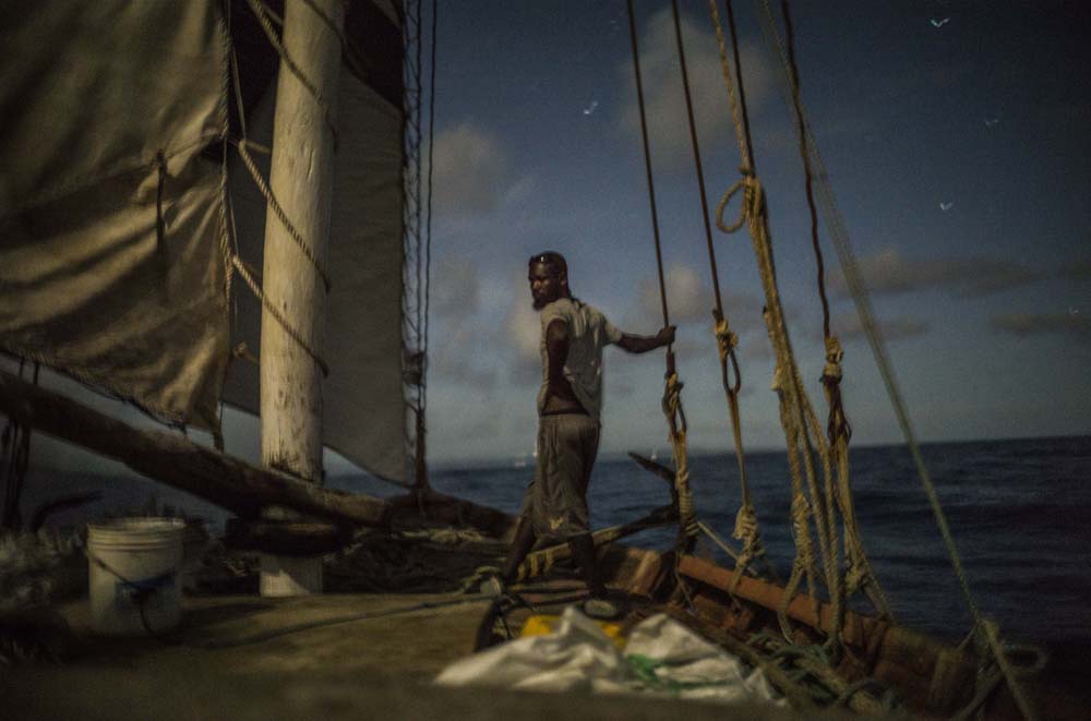 UNE NUIT SUR UN VOILIER, HAITI