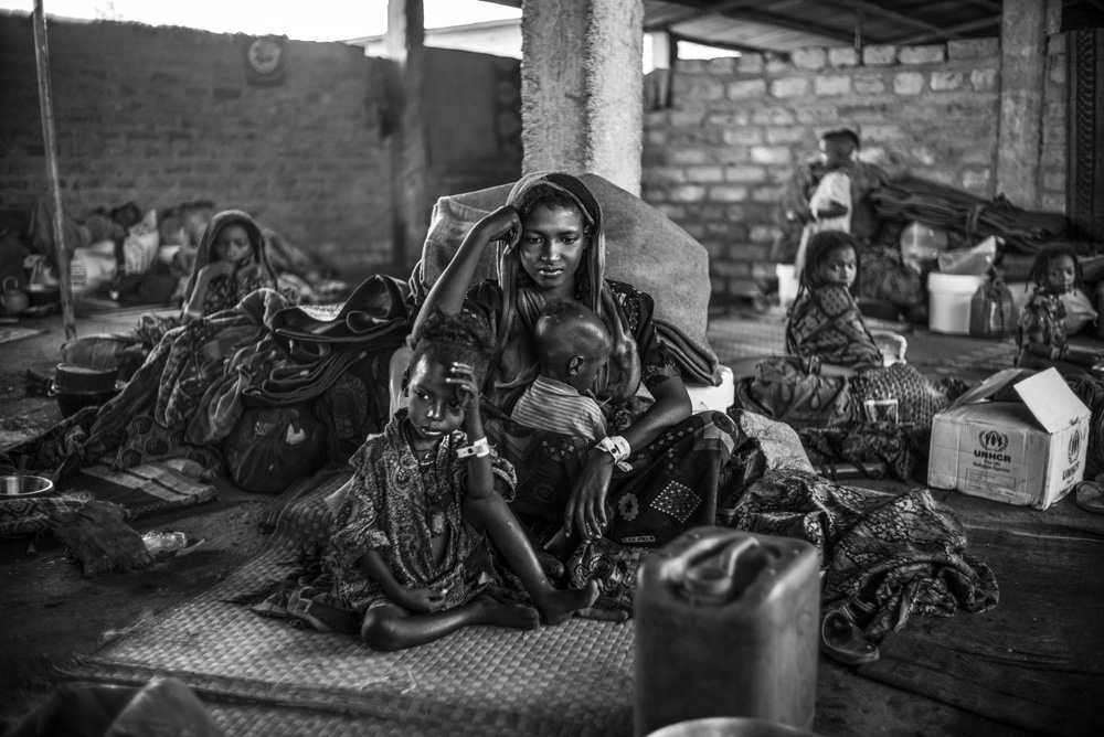 REPORTAGE SUR LA SITUATION ALIMENTAIRE DANS LE CAMP DE DOSSEYE, AU SUD DU TCHAD.