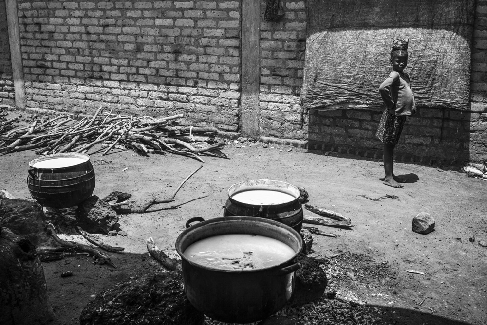 REPORTAGE SUR LA SITUATION ALIMENTAIRE DANS LE CAMP DE DOSSEYE, AU SUD DU TCHAD.