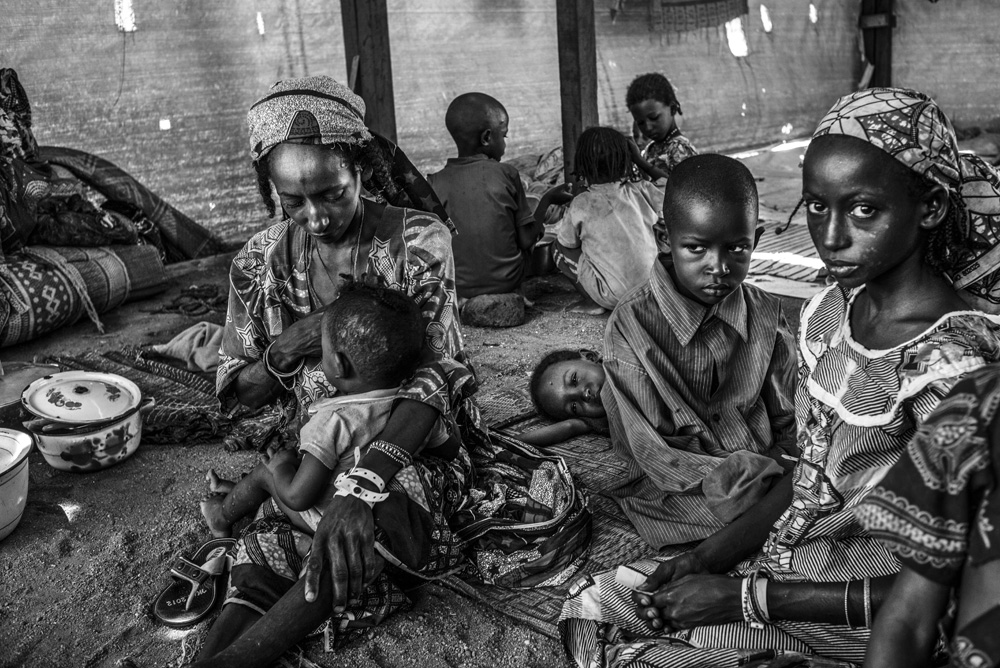 REPORTAGE SUR LA SITUATION ALIMENTAIRE DANS LE CAMP DE DOSSEYE, AU SUD DU TCHAD.