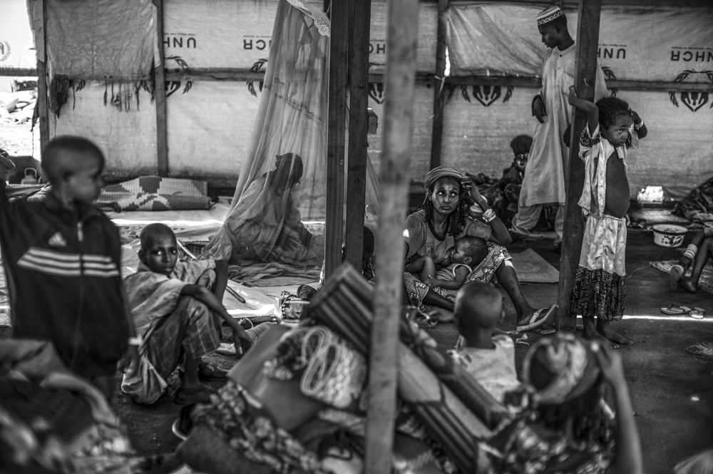 REPORTAGE SUR LA SITUATION ALIMENTAIRE DANS LE CAMP DE DOSSEYE, AU SUD DU TCHAD.