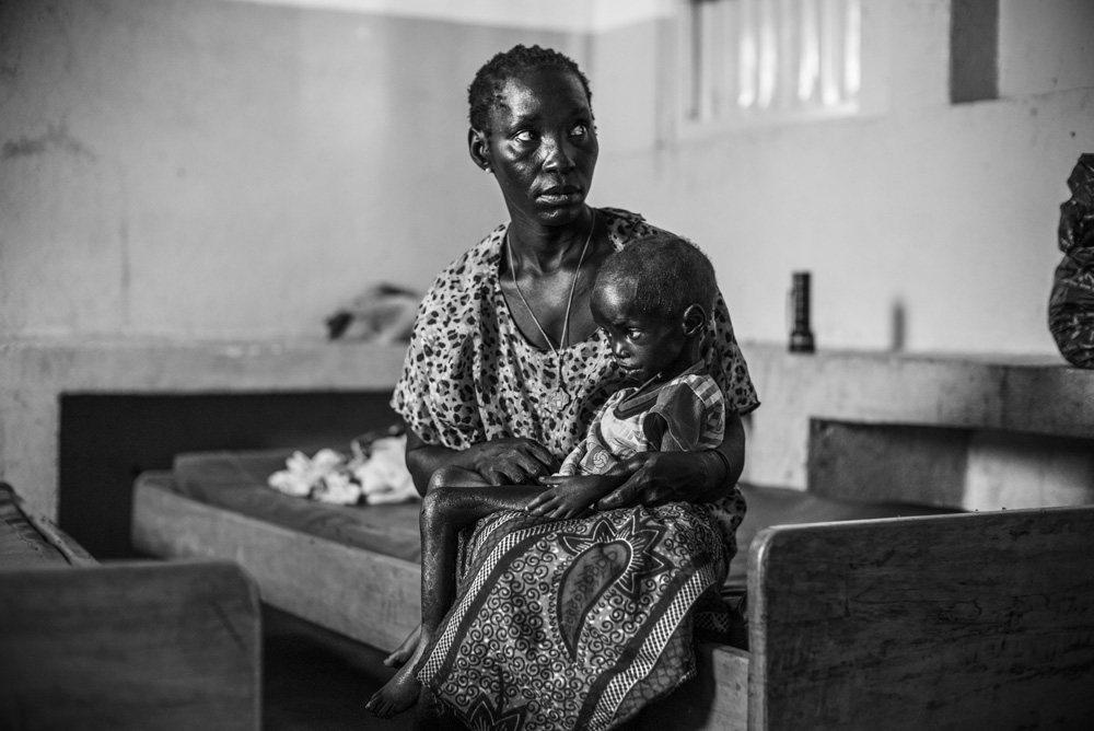 REPORTAGE SUR LA SITUATION ALIMENTAIRE DANS L'HOPITAL DE LA VILLE DE GORE, AU SUD DU TCHAD.